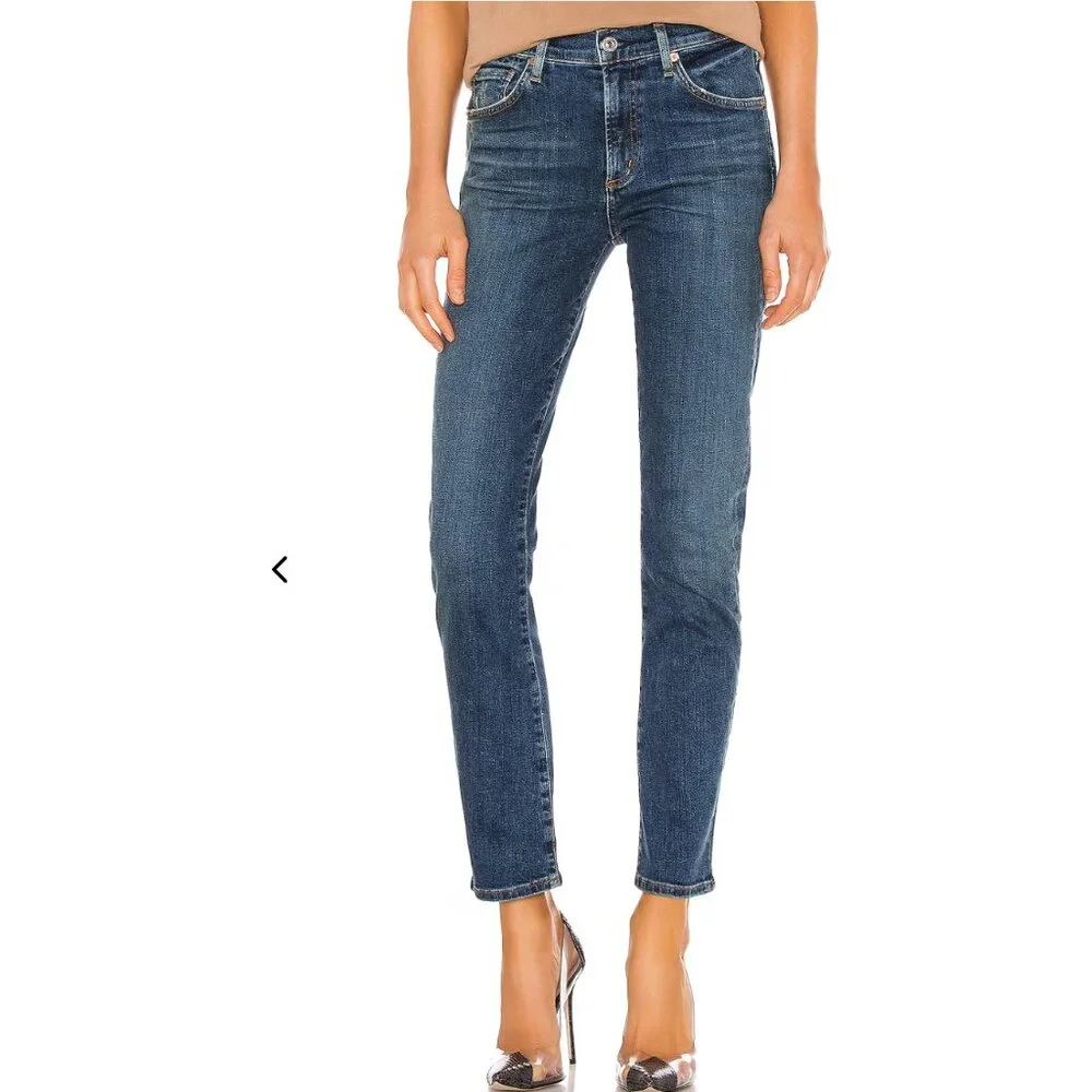 Citizens of Humanity Premium Vintage Skyla Mid Rise Slim Straight Jeans size 24